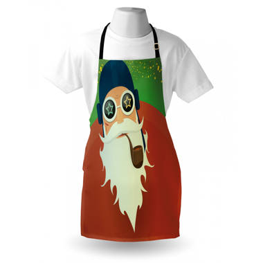 Christmas Decorations Santa Bib Smock Waiter Adult Cartoon Christmas Apron  Apron Patterns for Sewing Kits