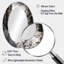 Miroir décoratif en métal Frosty Snow Forest Path II - Paysages-1985880633