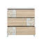 Commode 3 tiroirs L 31,91 po Larson
