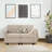 Chenille Upholstered Loveseat With Resilient Sponge-102132487