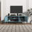 3 Door Lockable Metal TV Stand Storage Cabinet, Wide Heavy Duty Media Console for Large 100+ Inch TVs, Home Office Entertainment Center-1661219916