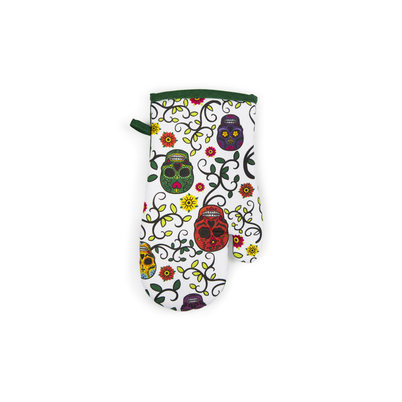 Excelsa Calavera Abstract Cotton Oven Glove(s) Only
