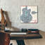 «Type Guitare Square 2» par Michael Mullan, art mural en verre acrylique-1249818706