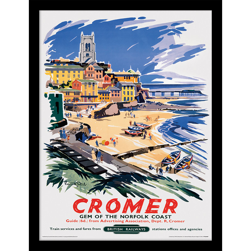 Cromer Boats by Kenneth Steel - No Frame Memorabilia