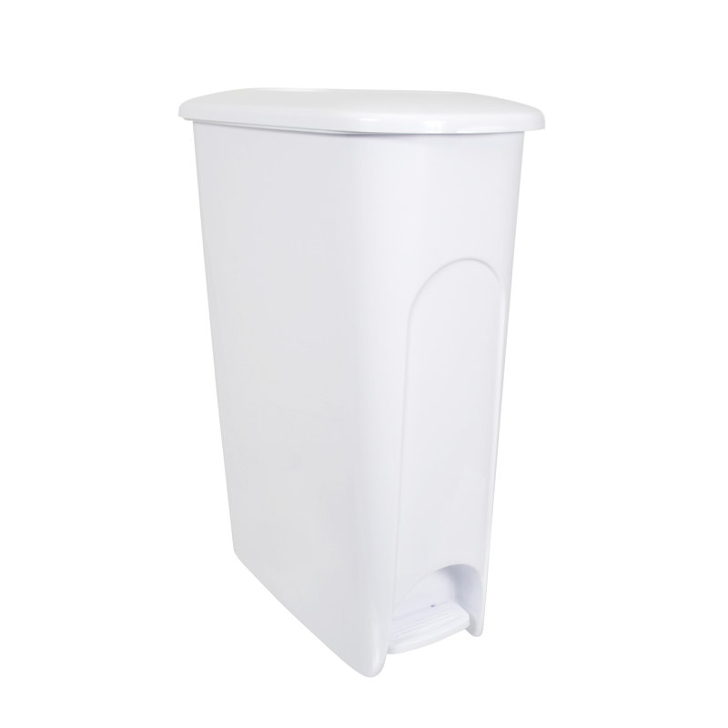 Poubelle à pédale 10,8 gallons profil slim