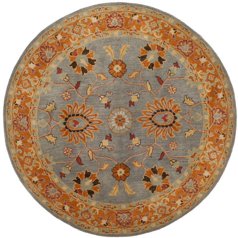 Cranmore Hand Tufted Wool Oriental Rug, Round 8'