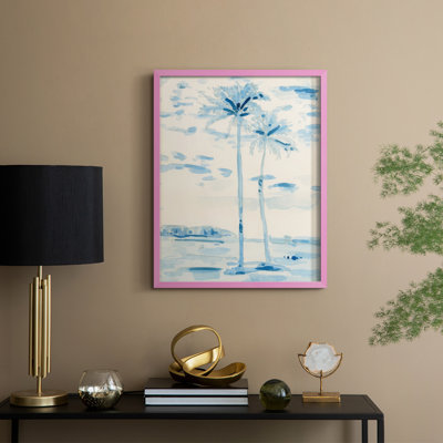 Coconut Grove I Framed Print - Solid Wood