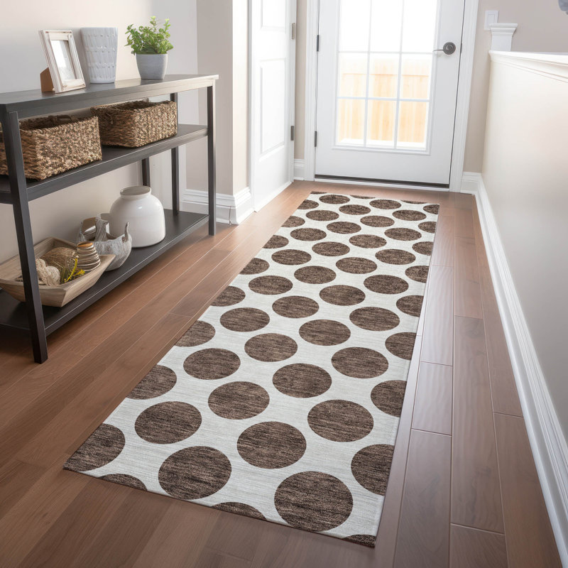 Tapis Chayden avec envers antidérapant, Tapis de couloir 2 pi 3 po x 7 pi 6 po