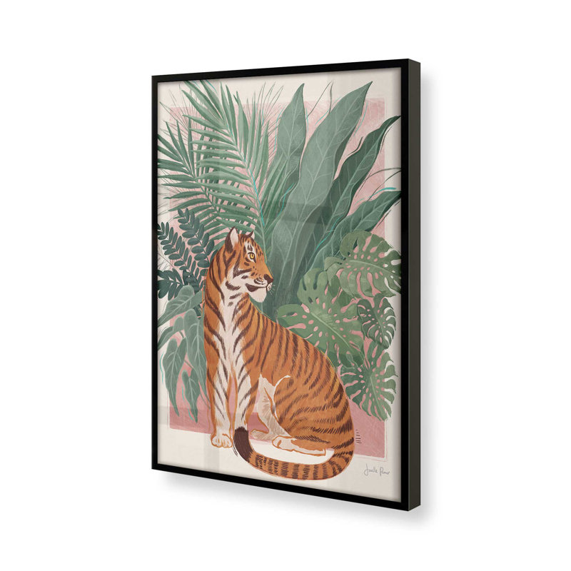 «Jungle Majesty», Noir satiné, H 15 po x l 12 po