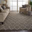 Tapis marocain beige à poils longs Sigrid-904888115