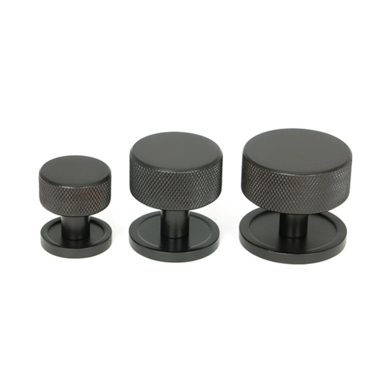 Round Knob, 2.5 cm, Aged Bronze