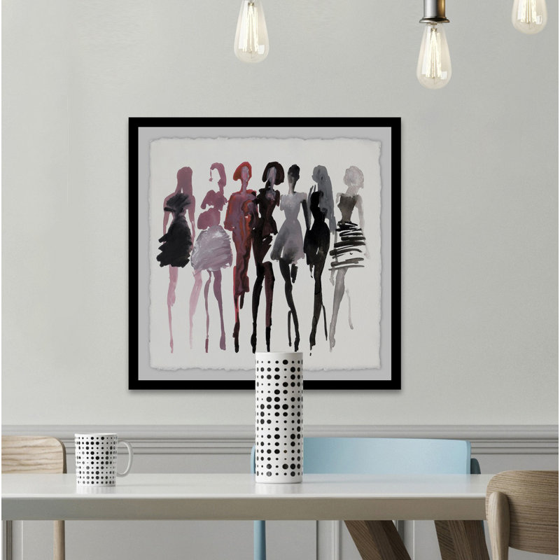 «Deco Chic», reproduction d'art encadrée sur papier, H 24 po x l 24 po