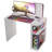 Gaming Computer Desk 39 Inch with 2 Shelves and Headphone Hanger Wooden Sturdy Home Office Table for Kids and Adults-1173432479