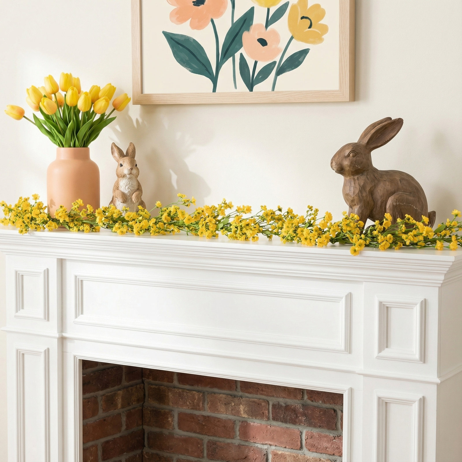 62'' in. Faux Wildflower Garland
