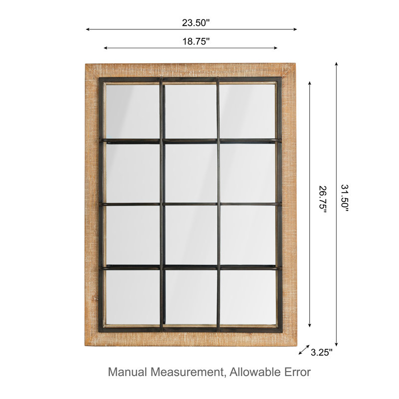 Deshler Flat Wall Mirror