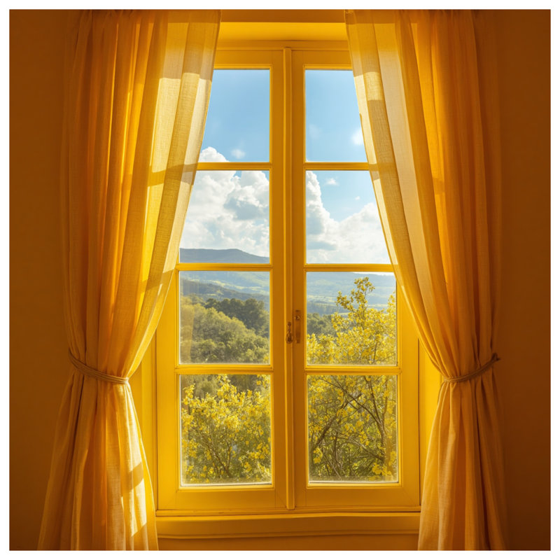 Housse de couette pour fenêtre ensoleillée, Queen
