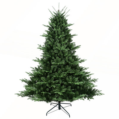 Arbre de Noël pleine forme 5 pi avec 1129 pointes et aiguilles mixtes en PE / PVC