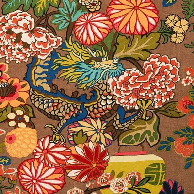 Tissu du dragon de Tchang Maï