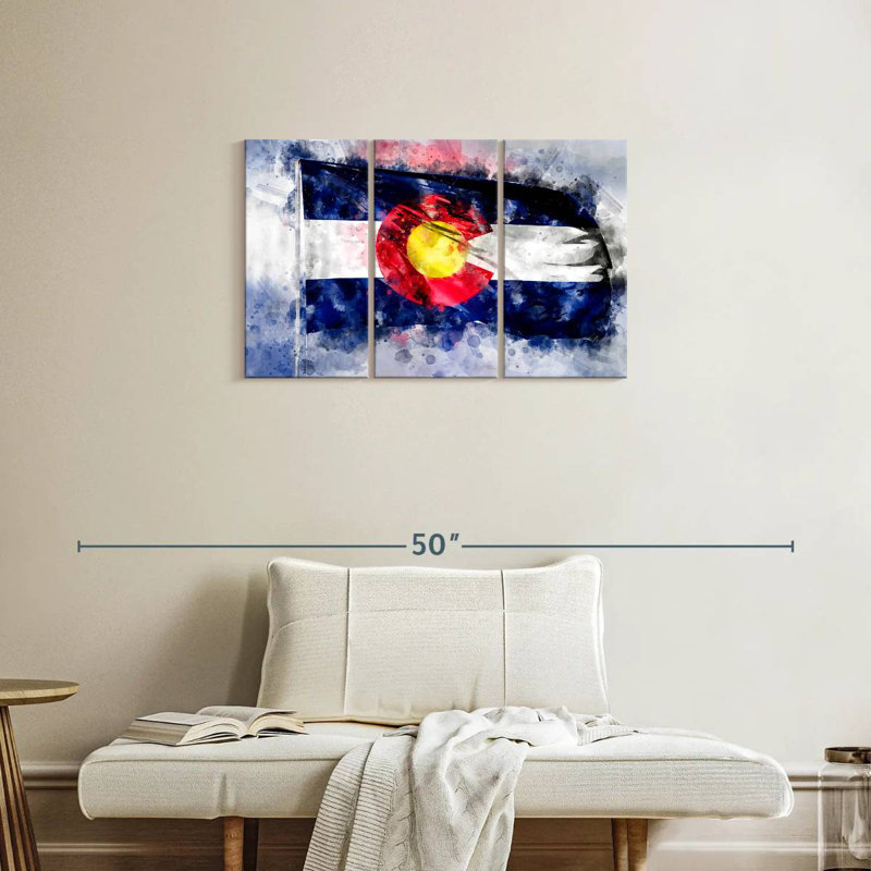 Colorado Flag, 20" H x 33" W
