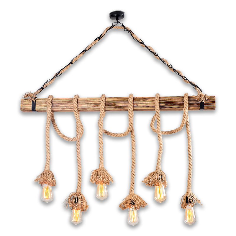 Lustre bohème 6 lumières