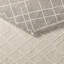 Wool Geometric Area Rug in Gray-441397820