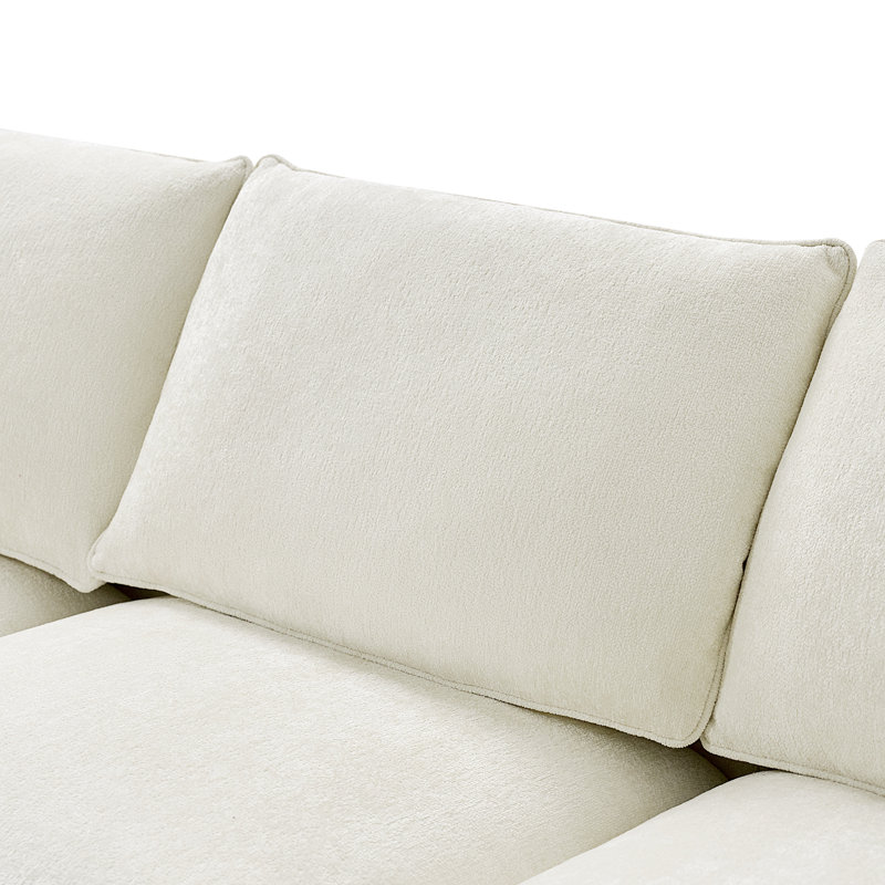 Terencio 30.5" Modern Curved Storage Ottoman