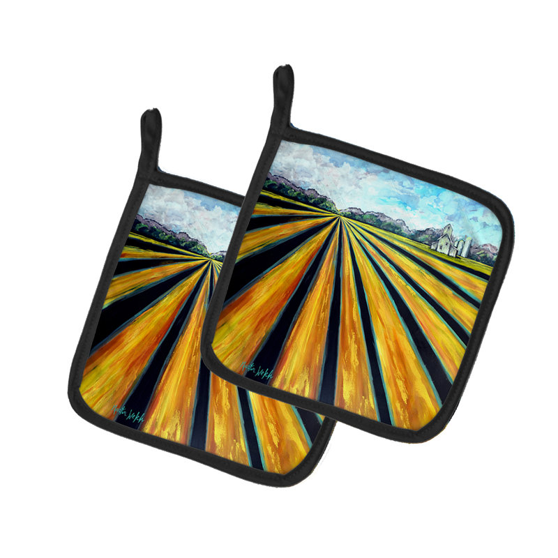 Caroline's Treasures Martin Welch New Artwork Polyester Potholder Set