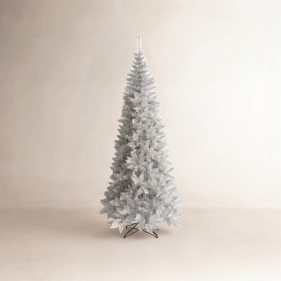 Silver Tinsel Fir 6.5' Fir Christmas Tree