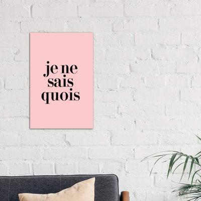 Je Ne Sais Quois - Wrapped Canvas Print