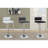 Chrome And White Adjustable Bar Stool