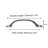 3 3/4 Center to Center Arch Pull-92631866