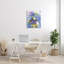 Peinture contemporaine à l'aquarelle abstraite audacieuse «Cool Tones» par Kim Curationa - Peinture-70553935-70553932