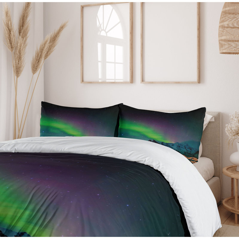 Eclectic Polyester Duvet Cover, Twin Duvet Cover + 1 Standard Sham