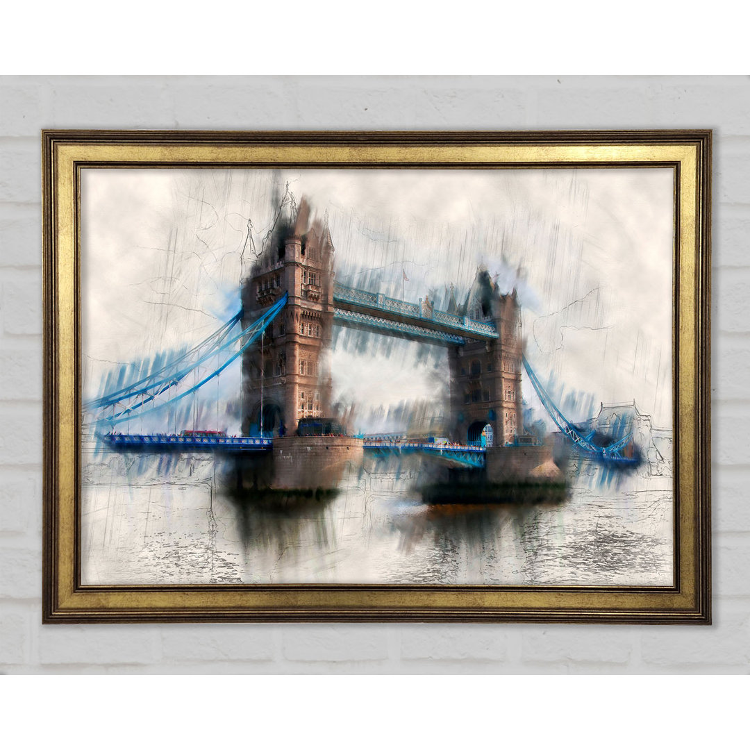 Tower Bridge Aquarell - Druck