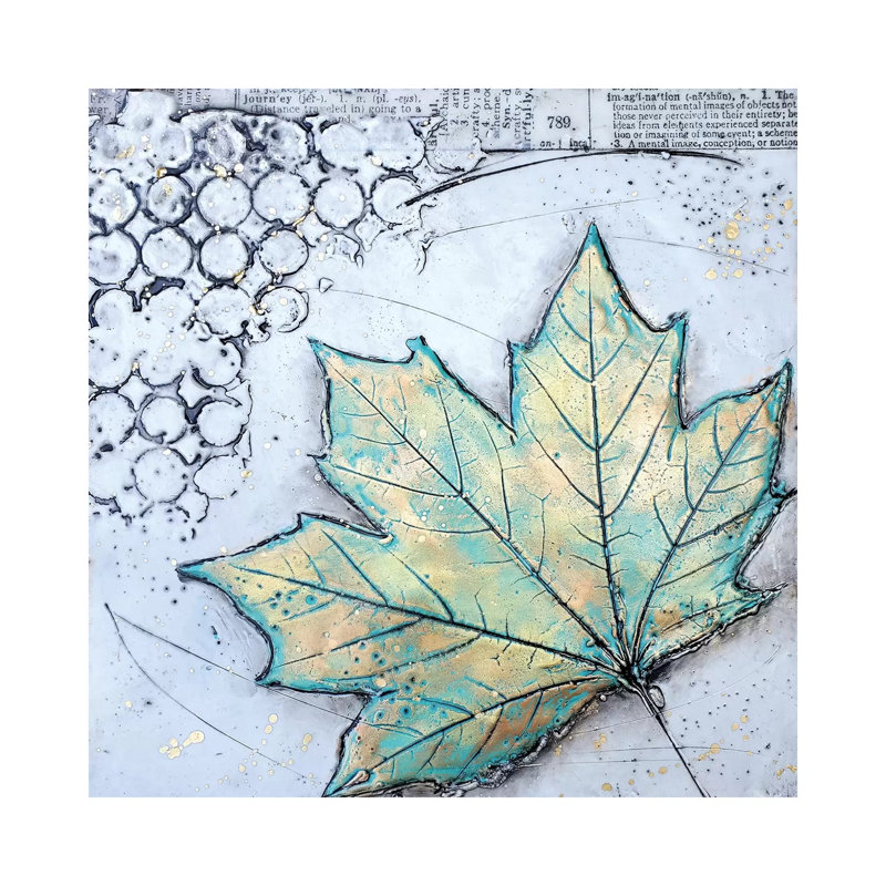 Channeling Fall II by Britt Hallowell - Wrapped Canvas Gallery-Wrapped Canvas Giclée, 30.48 cm H x 30.48 cm W