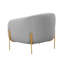 Fauteuil d'appoint en velours Kandra-86129822