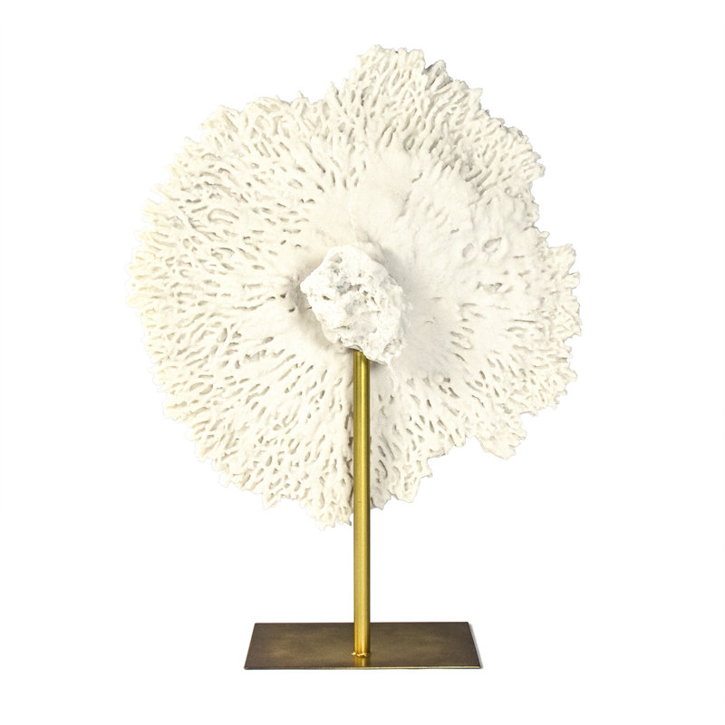Zambrana Landscape & Nature Figurines & Sculptures, 30" H x 22.5" W x 8" D, White