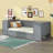 Twin Size Daybed, Wood Sofa Bed Frame With Trundle And Versatile Storage Arms-1156105844