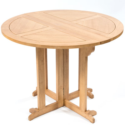 Round Solid Wood Dining Table
