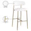 Tabouret de bar rembourré en cuir Lupita-840074834-840074846