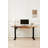 Adjustable Standing Desk with South American Walnut, Live Edge Desk with Drawer Storage-1093638385-1093638384