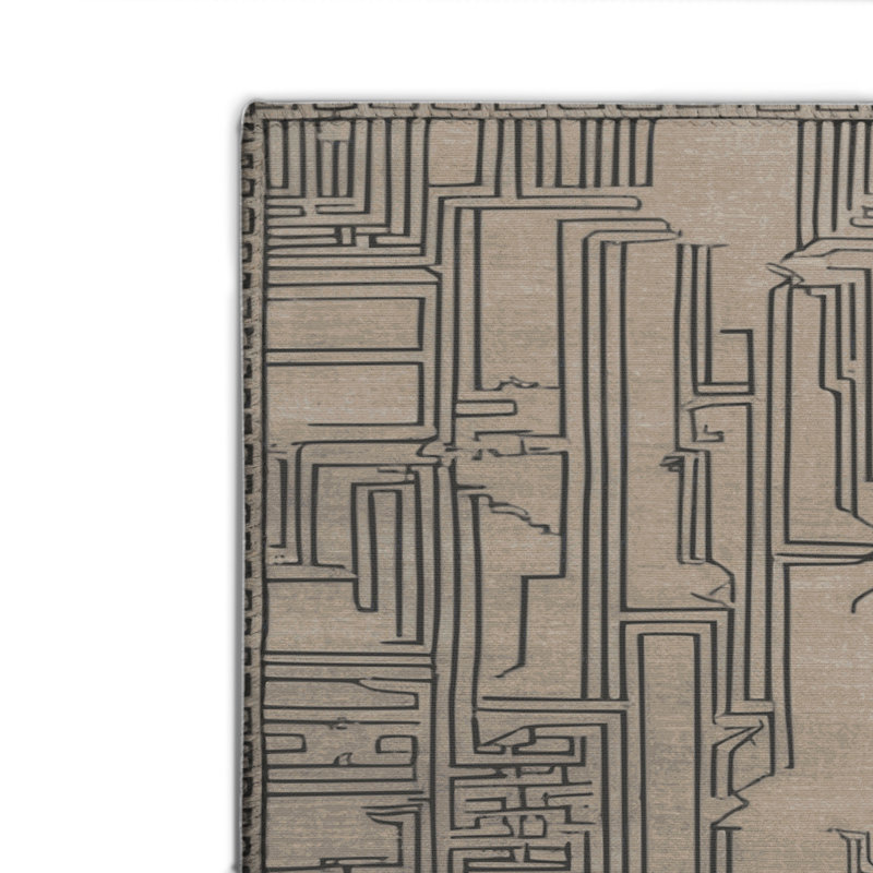 Tapis intérieur et extérieur ArtDeco, Rectangle 4pi x 6 pi
