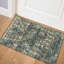 Tapis ikat bleu / brun Ardyth-646362136
