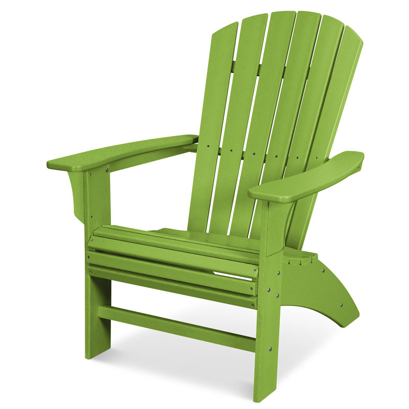Chaise Adirondack POLYWOOD Yacht Club Curveback, Limette