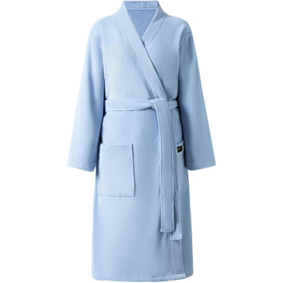 100% Cotton Terry Bathrobe（Lightblue）