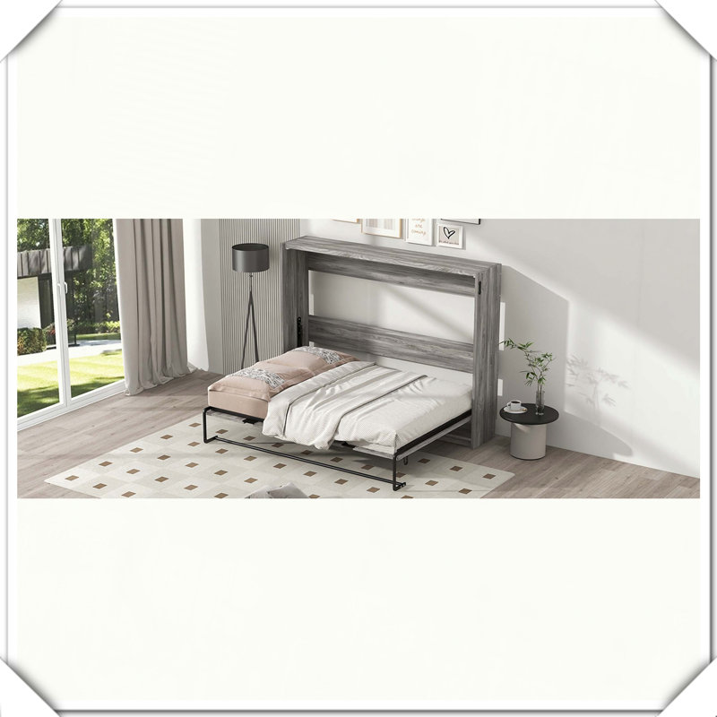 Murphy Bed Foldable Cabinet Design Space-Saving Practical Multifunctional,Full / Double, Full