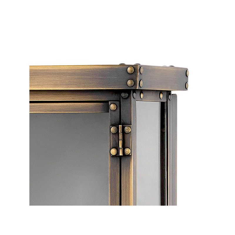 Hamilton Dark Antique Brass 2 - Bulb Outdoor Wall Lantern