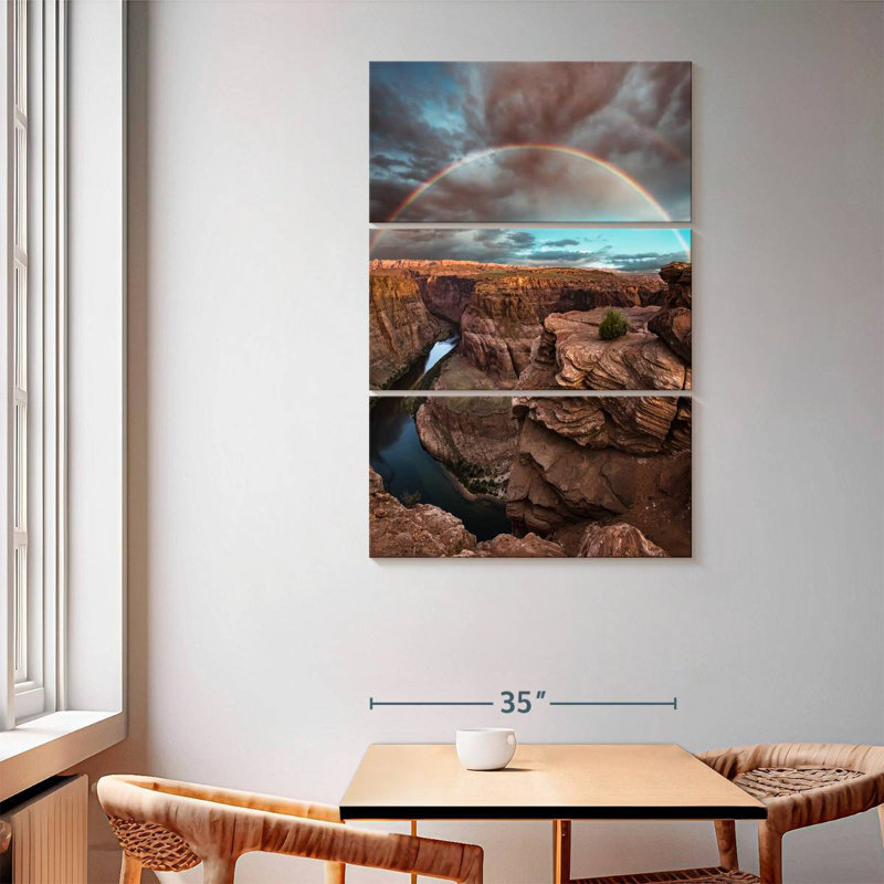 Alvord Horseshoe Bend Rainbow, 65" H x 42" W