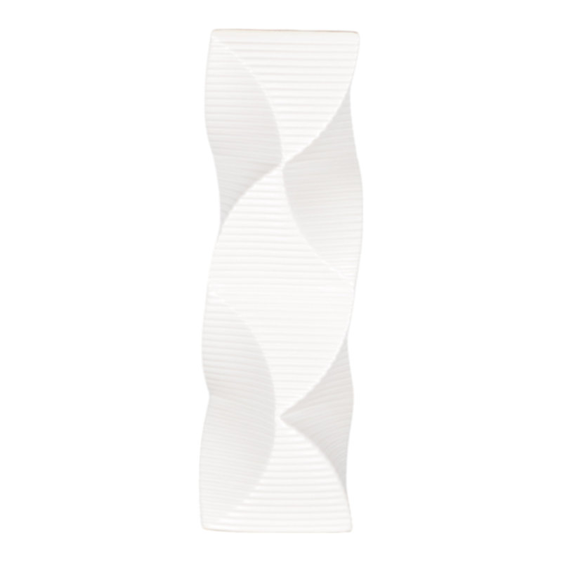 Salzburg White Vase, Overall Height- 16"