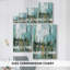 Toile tendue abstraite turquoise I-Premium Gallery - prête à être accrochée